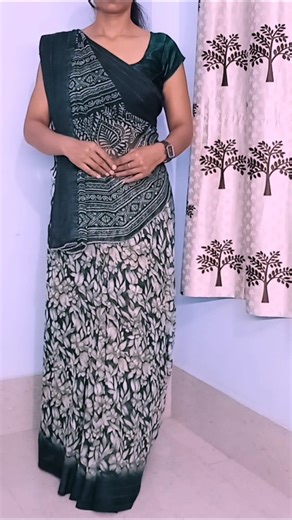 Gujrati style saree draping #seedhapallu #sareetutorial #pallu
