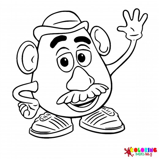 80+ Mr Potato Head Coloring Pages - Free Printable PDF & Online Coloring