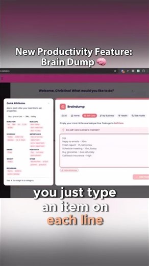 Have you tried Amazing Marvin’s new “Brain Dump” feature yet?