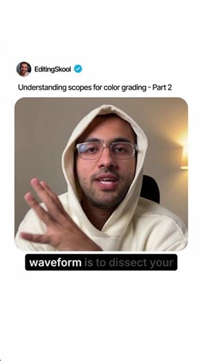 Understanding waveform scope as a colorist