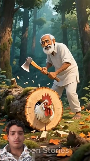 jagal me murgi #catoon #trending #sorts #viral