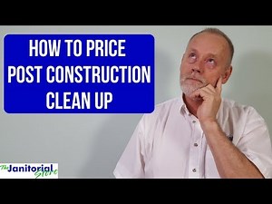 How to price a post construction cleaning for a commercial building
