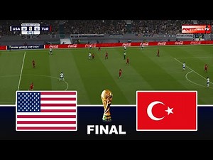 USA vs TURKEY - FIFA WORLD CUP 2026 FINAL | Full Football Match | Pes 21 Gameplay
