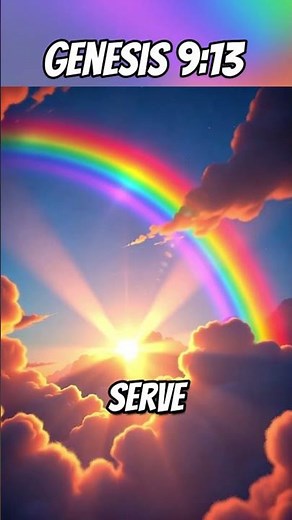 Genesis 9:13 🌈: The Rainbow—God's Sign of Peace and Covenant (3D Animation NASB)