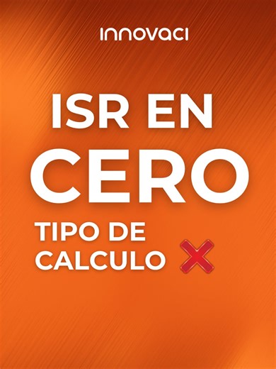 🧨 ¿ISR en cero? Este error lo provoca Masterclass NOI 11: si el tipo de cálculo está mal configurado, tu trabajador puede salir sin ISR aunque sí debería pagar. Error frecuente. Si quieres ver la Masterclass completa 👉 https://youtu.be/RekgKQiXTk0 #MasterclassNOI11 #AspelNOI11 #ISR #NominaMexico #TipoDeCalculo #ErroresDeNomina #Contabilidad #GrupoInnovaci #Innovaci #NOI11