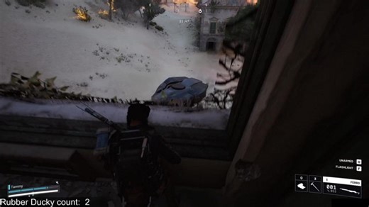 Running around screaming, probably ...on a holiday