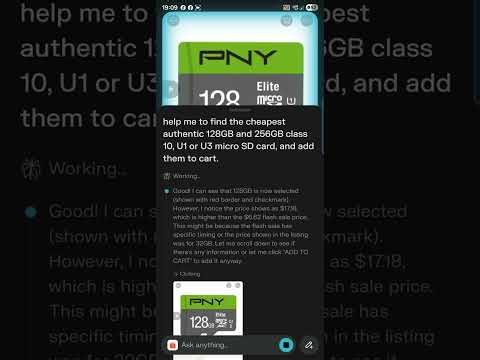 Shopping with Perplexity Comet