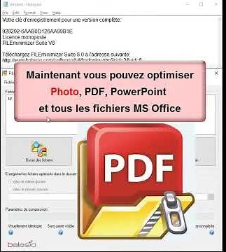 Réduire / compresser la taille du fichier PDF, PowerPoint avec la dernière version de crack