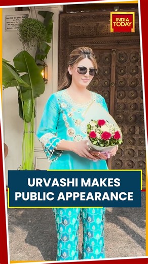 Mumbai: Actor Urvashi Rautela Spotted In Juhu, Steps Out For A Public Appearance In The City #shorts