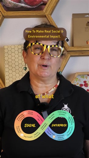 The SuperBee Infinity Model is our blueprint for a circular, regenerative economy — where people, planet, and purpose are fully connected. It begins with product design innovation — creating long-lasting reusable products that replace single-use plastics for years, not just moments. It extends to compostable products and packaging, ensuring materials can safely return to the earth at the end of their life. It integrates upcycling production waste, transforming offcuts and excess materials back i