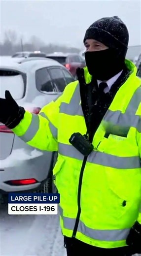 HUDSONVILLE, Mich. (WILX) - A large, multi-car pileup has closed a portion of I-196 in West Michigan