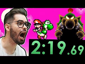 ZERANDO YOSHI'S ISLAND EM MENOS DE 3 MINUTOS! (RECORDE MUNDIAL REACT)