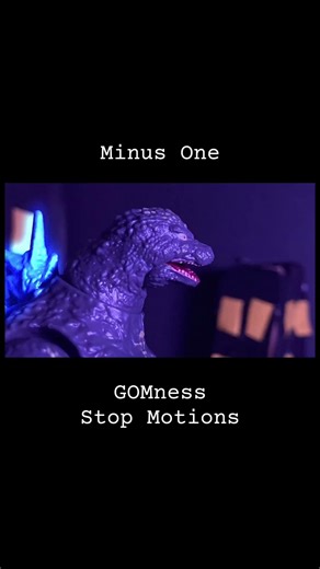 Godzilla Minus One Atomic Breath stop motion animation #godzillaminusone #godzilla #stopmotion