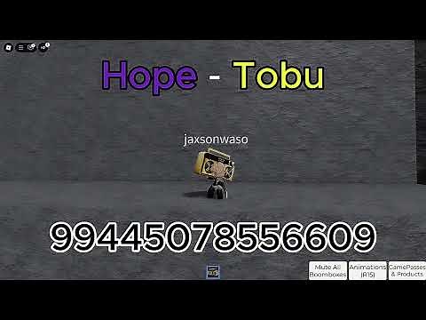 HOPE - Tobu (Roblox Music ID 2025)