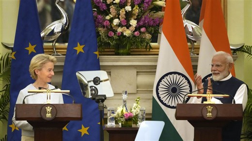 EU und Indien wollen 2025 ein Freihandelsabkommen unterzeichnen