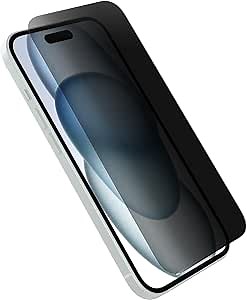 OtterBox iPhone 15 Premium Pro Glass Privacy Guard, Privacy Screen, Precision Fit, Flawless Touch Response, Easy Installation (ships in polybag)