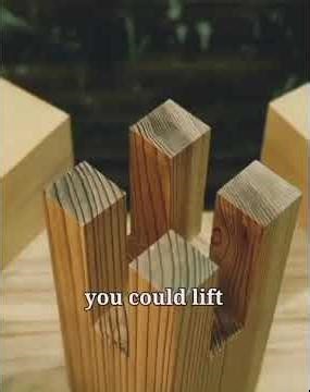 Amazing wood locking skill #japanesetalent #woodlock #satisfying