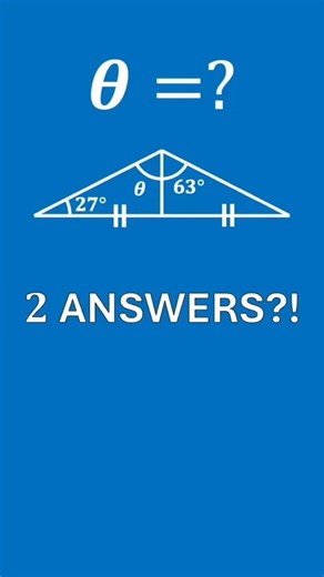 This Triangle Has 2 Answers?! #shorts