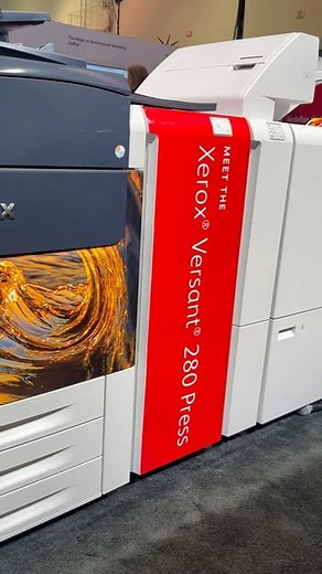 Xerox Corporation on Instagram: "Meet our Xerox® Versant® 280 Press✨ Here are some features: •Ultra HD Resolution with four times more pixels than competitive presses •Binder, Booklet Making, Cutting, Slitting, and Folding, Finisher, Folder, Hole Punch, Stacker •Swap CMYK toners with specialty colors using the Xerox® Adaptive CMYK Plus Kit. Print standard CMYK or swap for the Xerox® Vivid Specialty Toner for metallics, white, and clear, or the Fluorescent Specialty Toner for vibrant prints that 