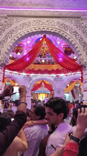 Inside view of Prem mandir #premmandir #vrindavan #radhakrishna #laddugopal #shreekrishna #bhajan