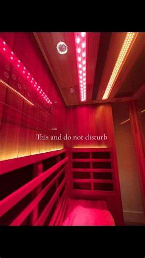 Do Not Disturb… Wellness in Progress. 🔥🧘‍♀️💦 #infraredsauna #perspiresaunastudio #selfcaremode #wellnesstok #nervoussystemreset @perspiresaunastudio