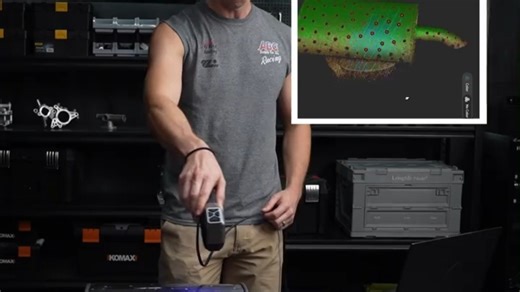 REVOPOINT MetroX 激光3D扫描仪 手持式工业级高精度多线激光三维扫描仪抄数机逆向建模测绘检测