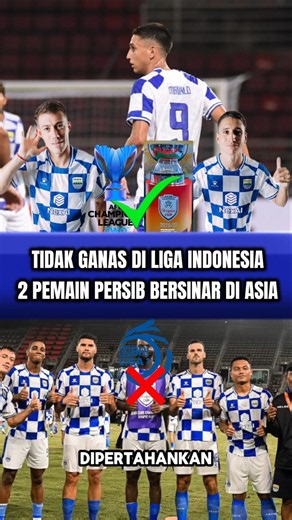 tidak ganas di liga indonesia! 2 pemain persib bersinar di asia