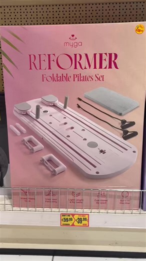 Viral Reformer Pilates set now available in all stores & online ONLY €39.99 🧘 lightweight & foldable for easy storage www.mrprice.online/collections/popular/products/portable-pilates-reformer-set-by-myga?_pos=1&_sid=be7e5486c&_ss=r | Mr Price