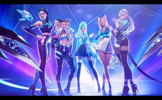 【更至 英雄联盟KDA《MORE》官方练习室+教学】英雄联盟K/DA新单曲《MORE》MV+现场舞台合集～