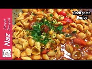 Shell pasta recipe yummy 😋 and quick