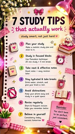7 Study Habits Every Topper Uses 🏆
