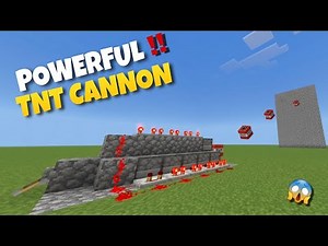 TNT Cannon In Minecraft Bedrock! (Tutorial)