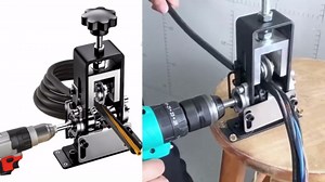 Manual Wire Stripping Machine Powered Wire Stripping Copper Wire Stripper Drill Portable Wire Stripper Electric Wire Stripping Tool for 0.04"-1" Scrap Copper Recycling