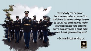 107K views · 3.4K reactions | “If you can't fly then run, if you can't run then walk, if you can't walk then crawl, but whatever you do you have to keep moving forward.” The #USArmy salutes the dream and legacy of Dr. Martin Luther King Jr. | U.S. Army | Facebook