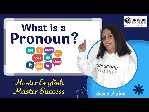What is a Pronoun ? - By Sapna Ma'am