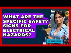 What Are The Specific Safety Signs For Electrical Hazards? - How It Comes Together