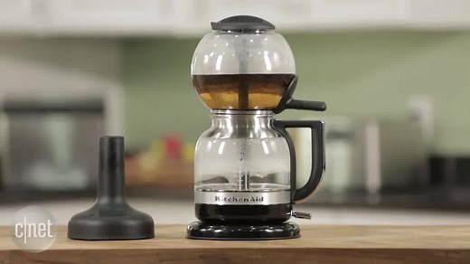 The KitchenAid Siphon Brewer makes fantastically tasty coffee using vacuum and vapor pressure. Full review: http://cnet.co/1HTTW3p | CNET