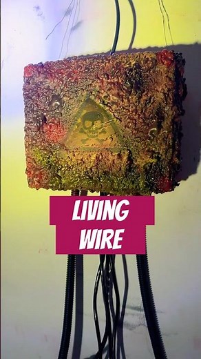Animatronic prop “Living Wire” for #hauntedhouse #halloween #animatronics #spirithalloween
