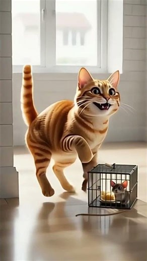この猫、罠まで仕掛けるの! 天才すぎる