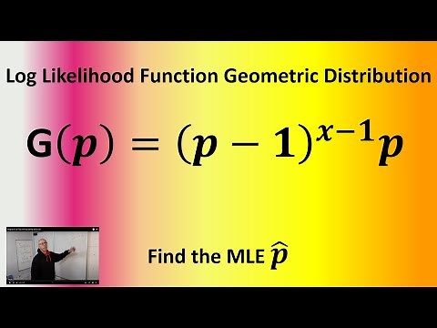 Maximum Likelihood Estimate of the Geometric Distribution
