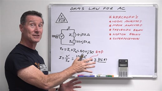EEVblog 1729 – AC Basics Tutorial Part 7: AC Ohms Law - EEVblog