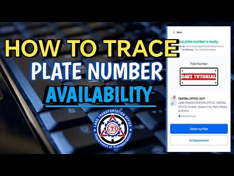 PAANO A TRACE ANG AVAILABLE NG PLATE NUMBER ONLINE 2025 | HOW TO CHECK PLATE NUMBER ONLINE 2025