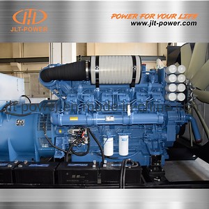 [Hot Item] Low Fuel Consumption 1200kw 12 Cylinder Water Cooled Diesel Generator Open Brushless Genset with Mobile Phone Remote Start