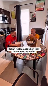 405K views · 2.5K reactions | When Italian restaurants find out you’re Italian  | The Growing Up Italian Podcast | Facebook