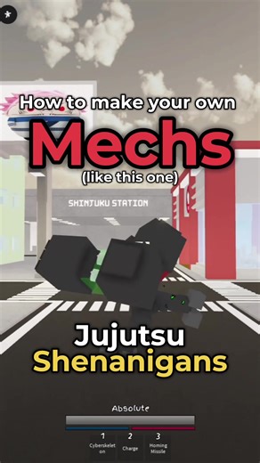 prolly the hardest thing to do in skillbuilder rn: so I made a tutorial on mechs #jjs #roblox #skillbuilder #moveset #jujutsushenanigans
