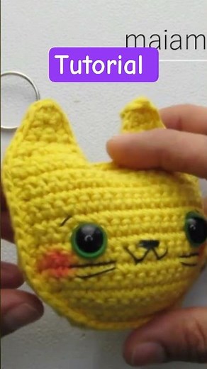 2D crochet kitten amigurumi #completeamigurumitutorial #amigurumi #crochet #maiamaiacrochet