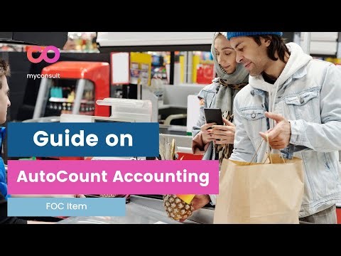 AutoCount - How do you use Free of Charge (FOC) module