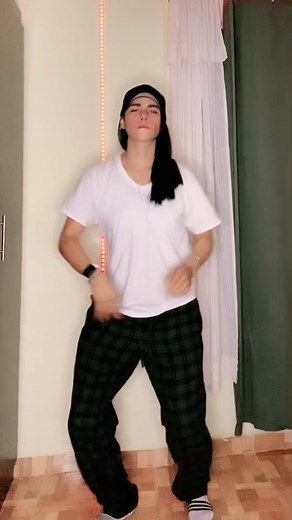 Dance Moves Showcase in a Stylish Room Setting