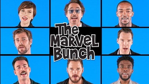The cast of Avengers: Infinity War sing their own version of "The Brady Bunch" theme song, "The Marvel Bunch." | The Tonight Show Starring Jimmy Fallon