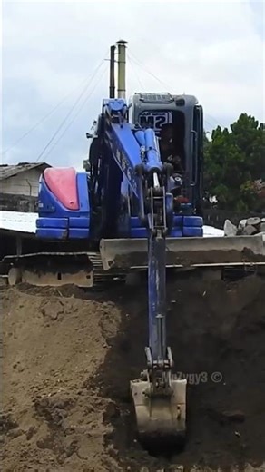 Mini Excavator Digging Foundation – Can It Handle This Challenge 🤔 #shorts #excavator #construction